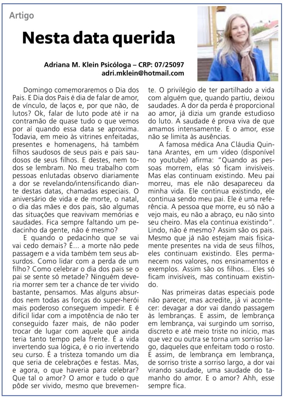 Jornal A Tribuna 09.08-15